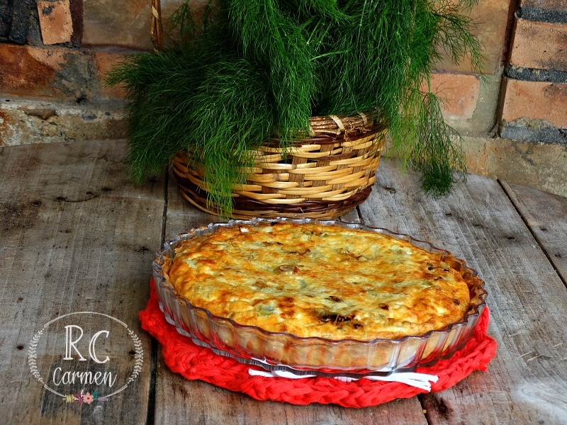 Fennel and cheese cake